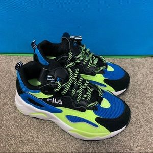 NEW! FILA Kids’ RAY TRACER Shoes Size 12 Boys